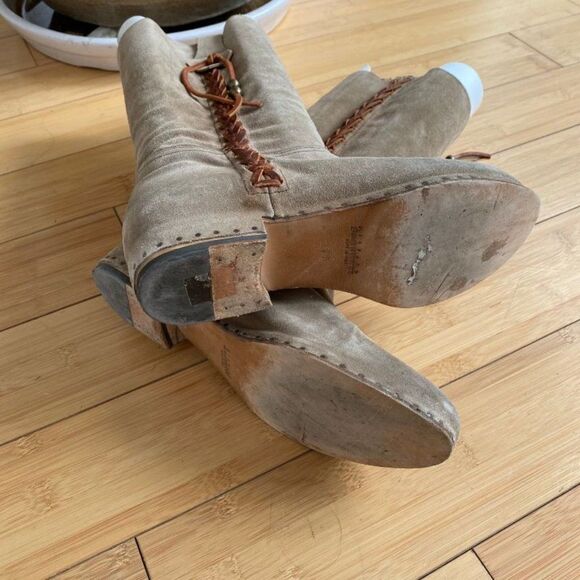 Silvano Sassetti suede knee high boots - Picture 7 of 8